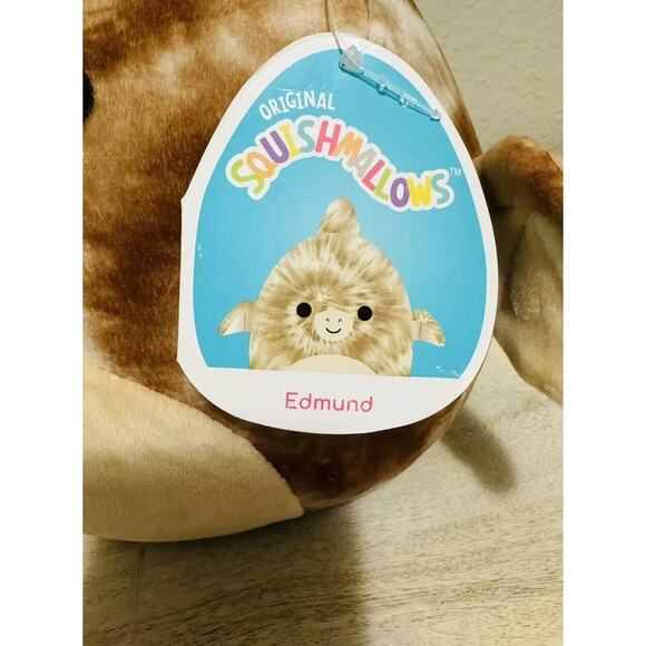Edmund The Pterodactyl 8”Squishmallow Plush Brand New With Tags Stuffed Animal - Picture 6 of 6